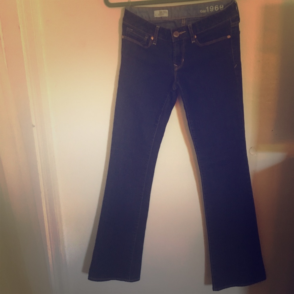 Dark Blue GAP 1969 Wide-Leg Jeans